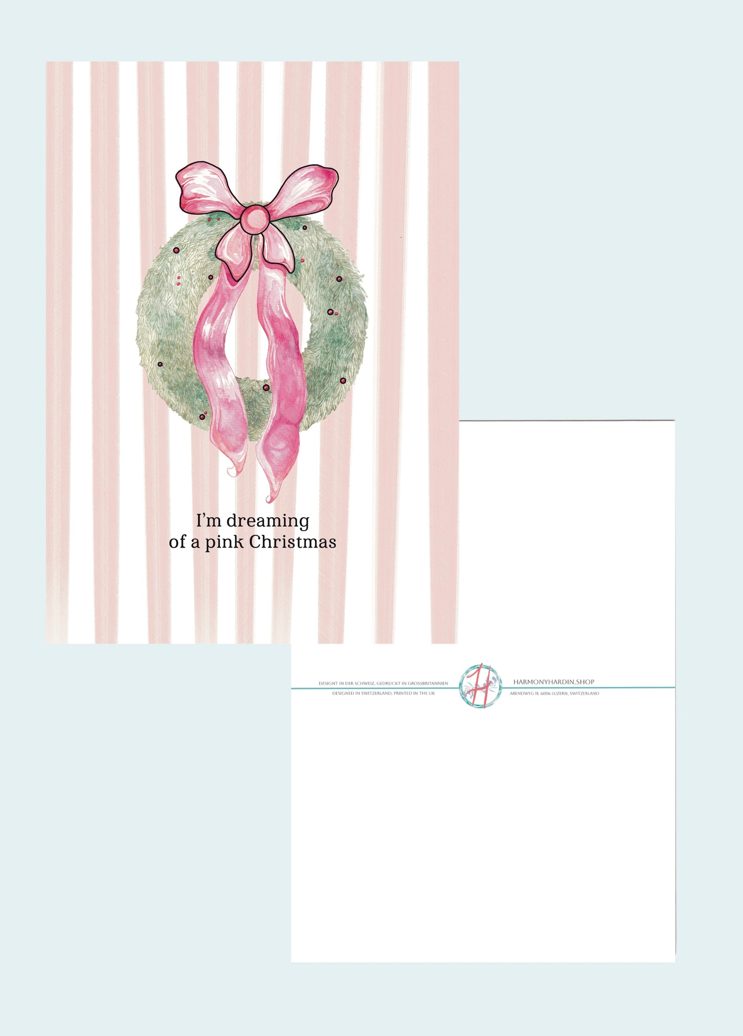Postkarte | I’m dreaming of a pink Christmas