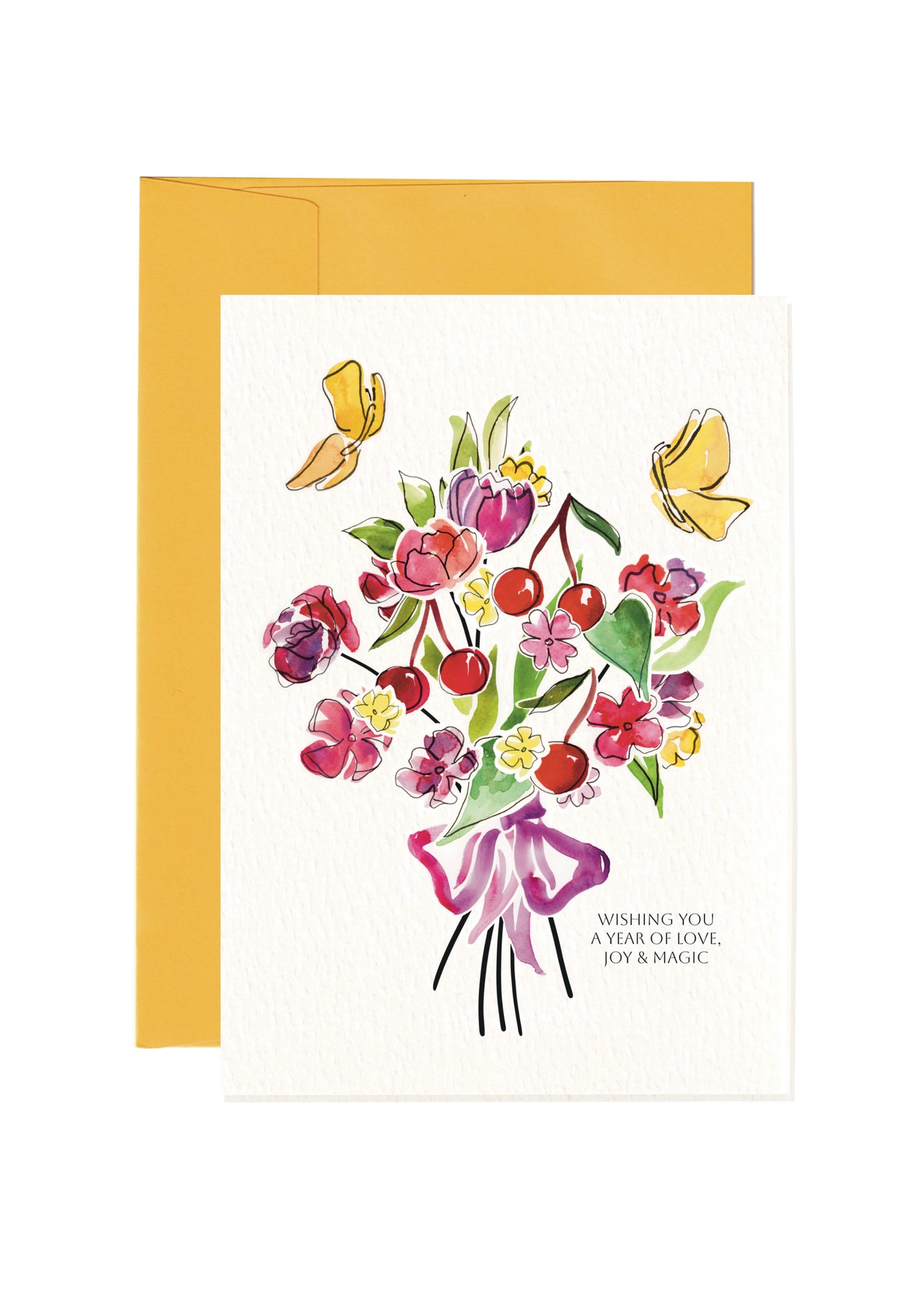 Geburtstagskarte | Wishing you a year of love, joy and magic | SM