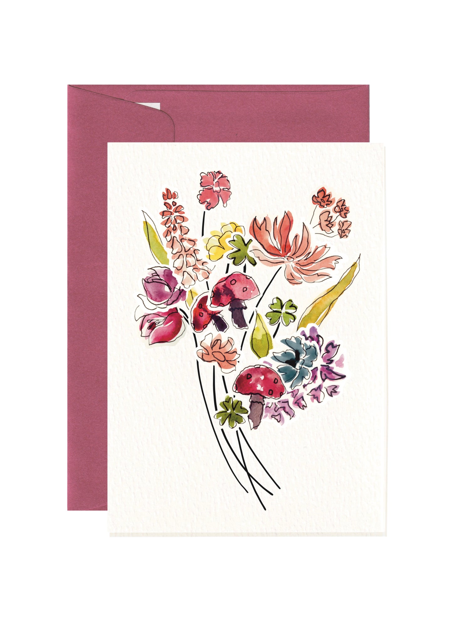Herbst Blumenstrauss | Blankokarte | SM