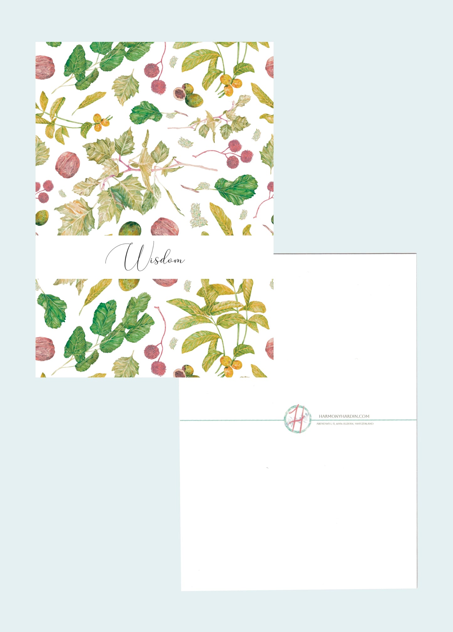 Floriographie Postkarte | Natur Postkarte | Wisdom