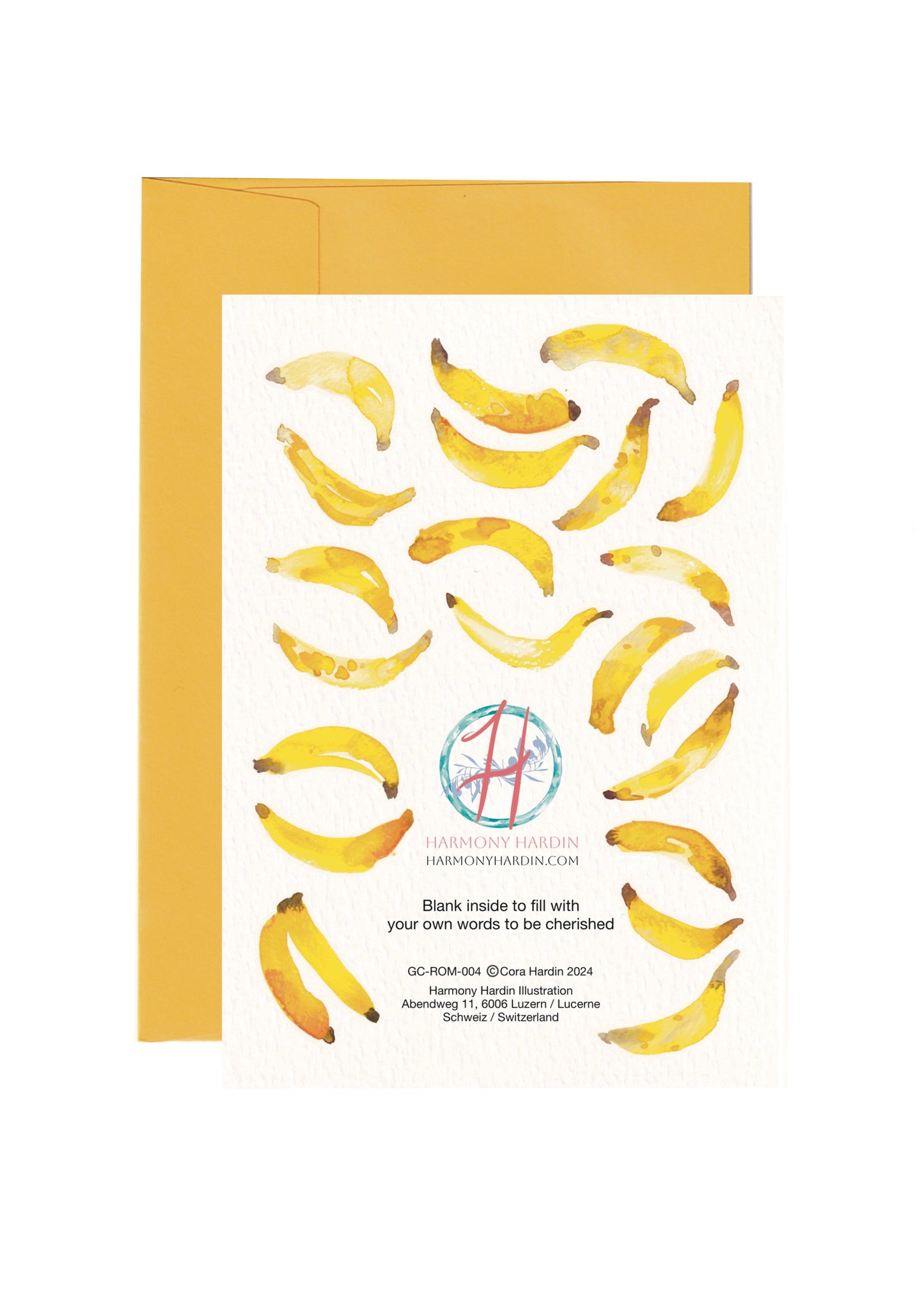 Bananen Grusskarte | Totally bananas for you | SM
