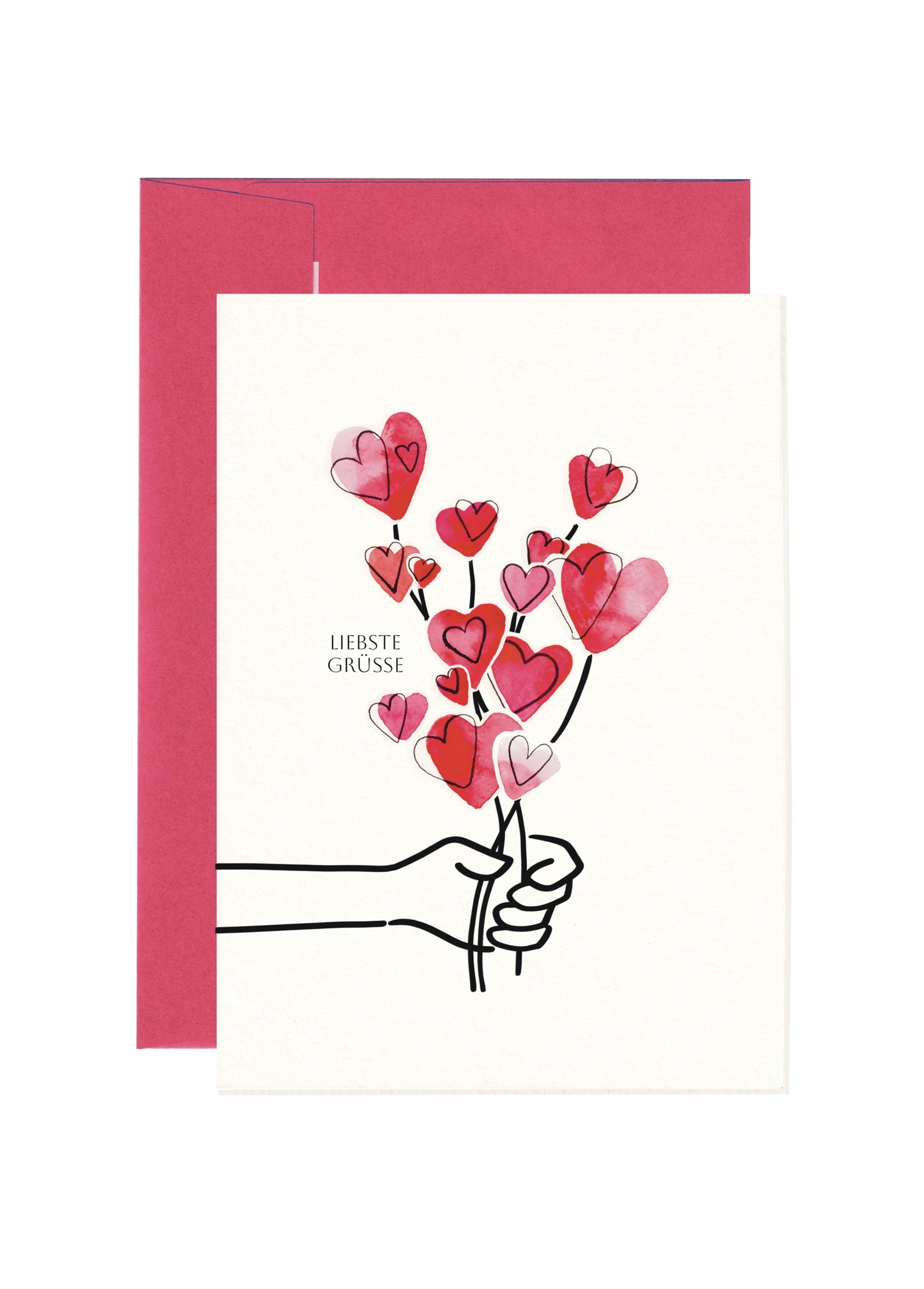 Heart Greeting Card | Love & Friendship | Liebste Grüsse | SM