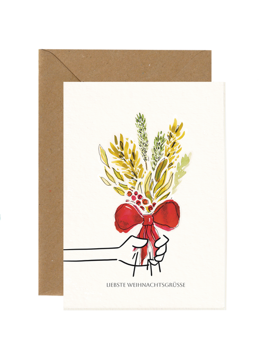 Christmas Card | Winter Bouquet | Liebste Weihnachtsgrüsse | SM