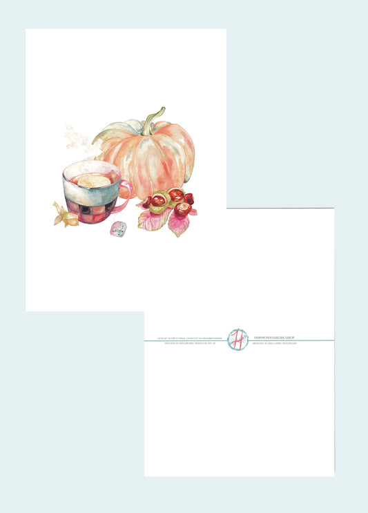 Postkarte | Herbstszene