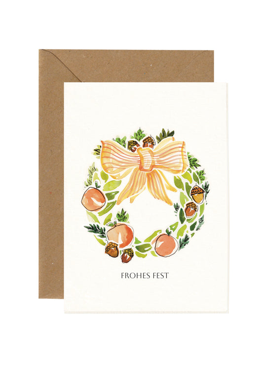 Christmas Card | Christmas Wreath | Frohes Fest | SM